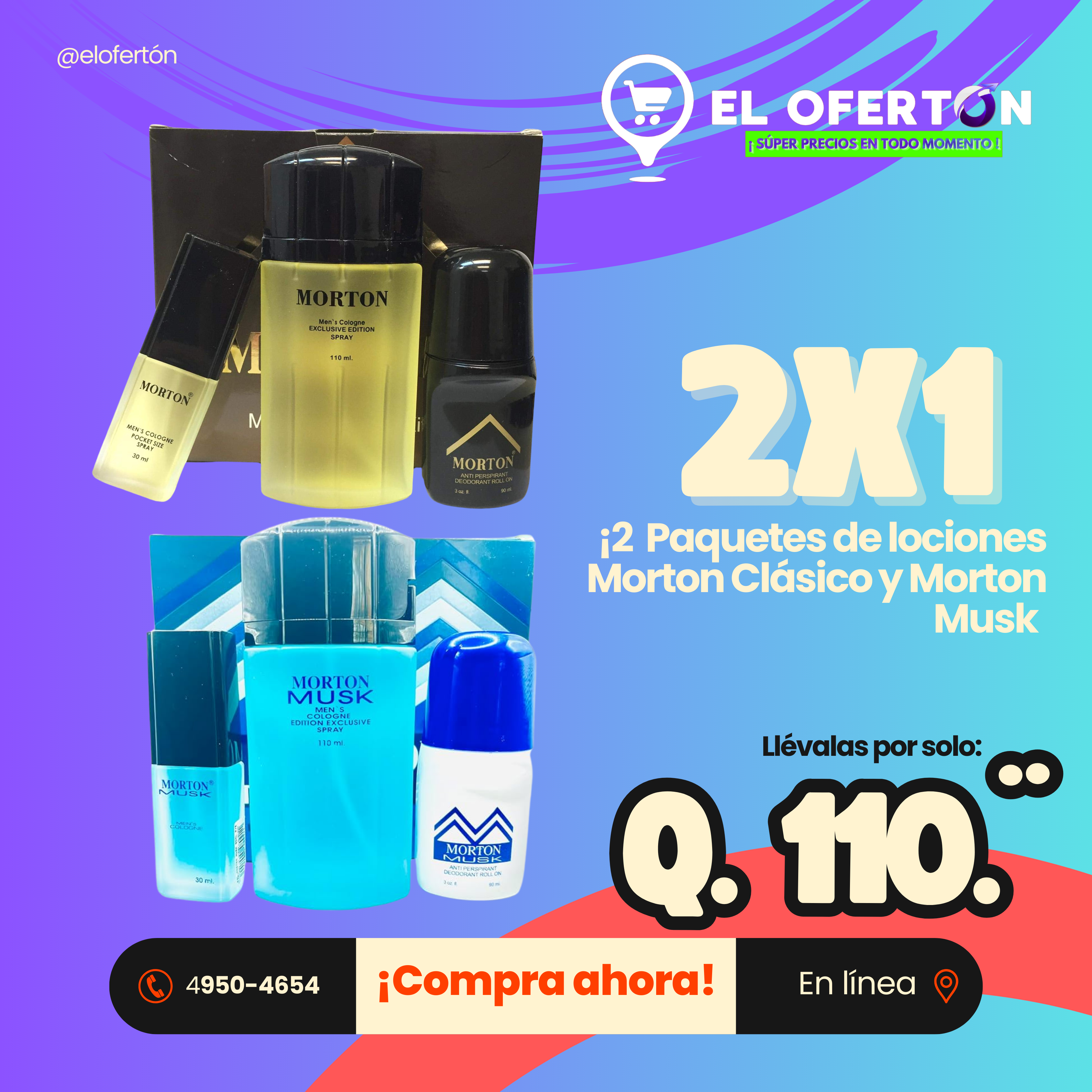 COMBO FRAGANCIAS MORTON Mayoristas Ofertón