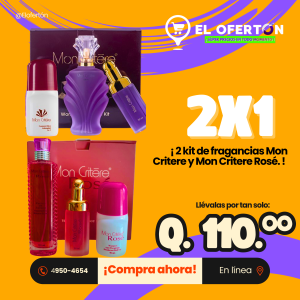 COMBO DE FRAGANCIAS MON CRITERE